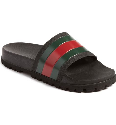 new colorful gucci slides|black Gucci slides nordstrom.